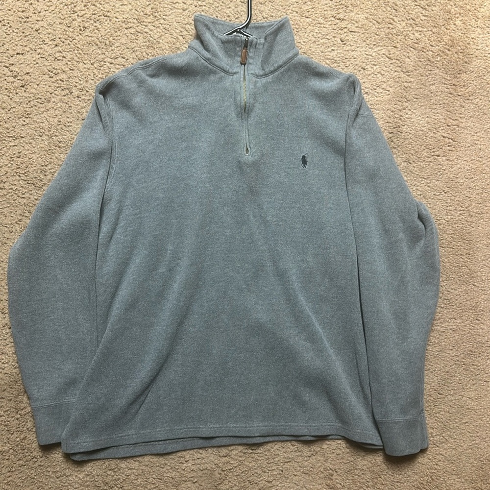 Polo Ralph Lauren Quarter Zip Fleece Mens Size Large